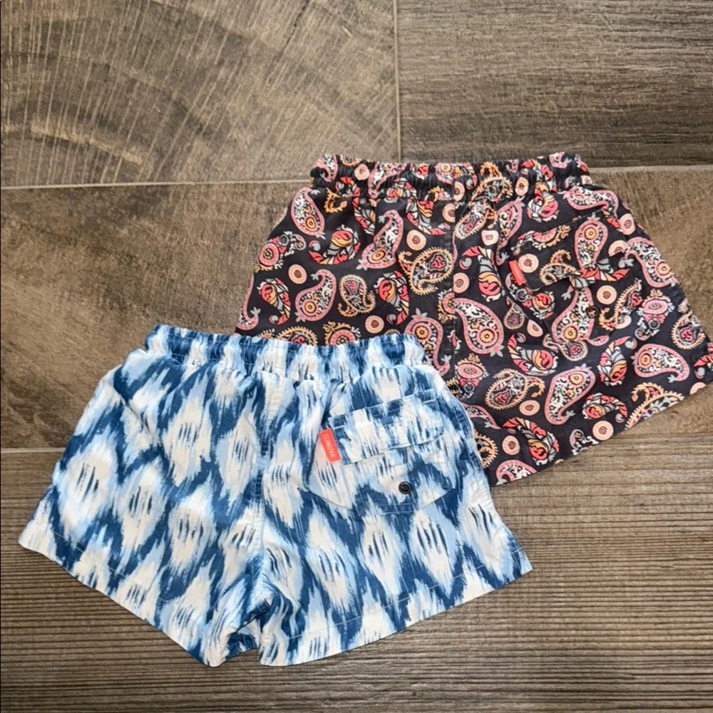 2 Pairs of Size 1-2 Little Boys Swim Trunks - Picture 2 of 2
